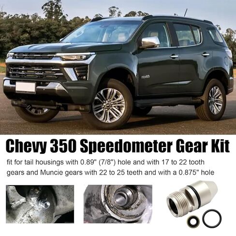 345215 Bullet Speedometer Gear Housing Compatible with Chevy TH350 Come with O-Ring and Metal Wrapped Seal kit in Kuwait