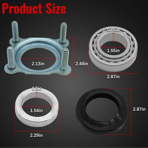 68499023AA محمل المحور الخلفي ومجموعة الختم لـ J-eep Wrangler 3.6 2012-2017، لـ Wrangler JK 3.6 2018، لـ Wrangler 3.8 2007-2011 طقم محمل المحور الخلفي 68003270AA 68008523AA 8 قطع طقم ختم المحور الخلفي in Kuwait