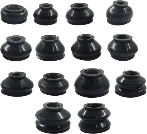 Zorfeter 14PCS Rubber Tie Rod Boot, Automotive Tie Rod End Boots Universal Ball Joint Boot, Car Suspension Steering Accessories for Cars SUVs Trucks in Kuwait