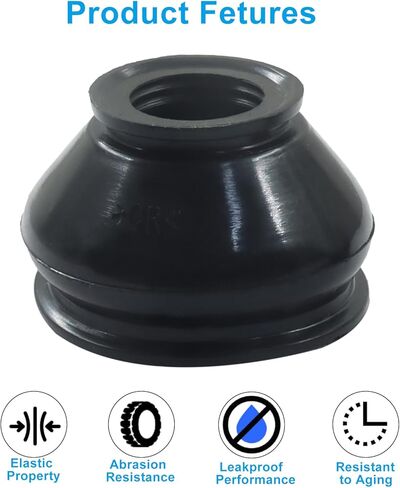 Zorfeter 14PCS Rubber Tie Rod Boot, Automotive Tie Rod End Boots Universal Ball Joint Boot, Car Suspension Steering Accessories for Cars SUVs Trucks in Kuwait