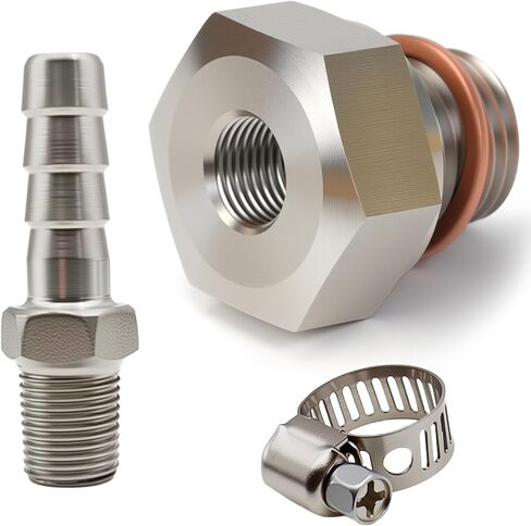 Oil Pump Priming Adapter Kit Compatible with All Chevy GM, LS Engines LS1 LS2 LS3 LSX 5.3L 6.0L 6.2L，Stainless Steel Oil Drain Valve, M16x1.5 to 1/8 NPT Oil Pan Drain Plug in Kuwait