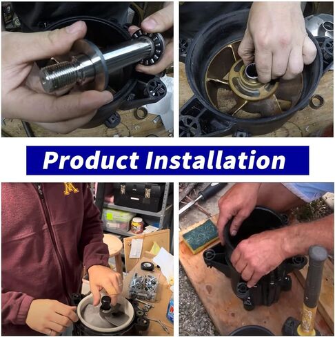 Jet Pump Rebuild Kit Impeller Shaft & Wear Ring & Bearing Seal Kit with Removal Tools for Sea-Doo GTI GTX 3D RX XP GSX GTS LRV LRV DI/RFI/Limited/LE/LE RFI/RFI in Kuwait