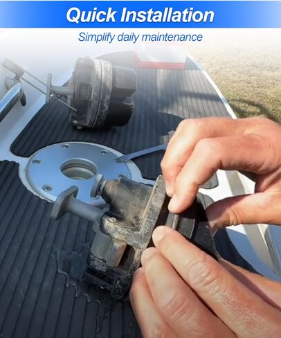 2 Sets Clean Out Pump Repair Kit Manhole Cover Fit for Yamaha Jet Clippers Ar230 Sx230 Ar240 Sx240 242LTD S Lx210 LS2000 Lx2000 Sx190 Ar190 Replace F0R-67609-09-00 in Kuwait