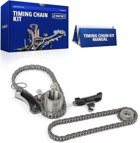 مجموعة سلسلة توقيت المحرك JC Whitney JFBAJCWTCK00035 مع شداد - تناسب OHV V6 4.3L - متوافقة مع شيفروليه سيلفرادو 1500 14-21، Express 2500 3500 18-21، GMC Sierra 1500 14-21، Savana 2500 in Kuwait