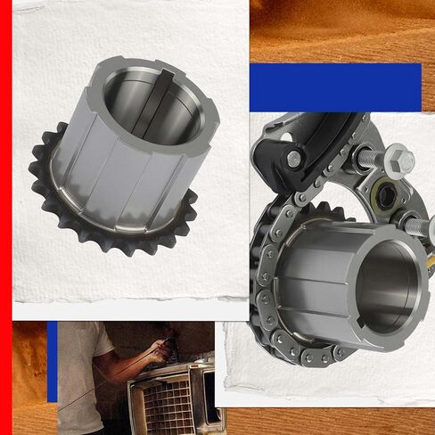مجموعة سلسلة توقيت المحرك JC Whitney JFBAJCWTCK00009 مع شداد - تناسب OHV V8 6.2L 6.6L 5.3L - متوافقة مع شيفروليه سيلفرادو 1500 14-22، 2500 HD 20-22، تاهو 15-22، جي إم سي سييرا 1500 14-22 in Kuwait