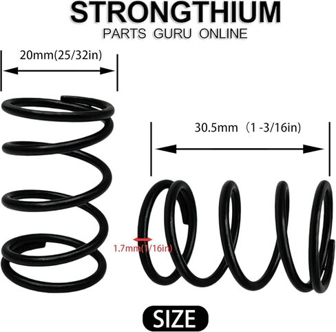 Strongthium 18lb Racing Valve Springs for Upgrade Predator 212cc 196cc 224cc Stage-2 Honda & Clone GX160 GX200 6.5hp Engine Coleman CT200U BT200X CT200U-EX Mini Bike Go Kart Performance Parts in Kuwait