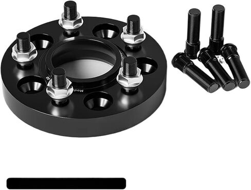 Teeze Compatible For F150/Ranger/Tank 300/Patrol/BJ40/FJ Cruiser/LX 6-hole Hub Black Forged Wheel Spacer Flange Plate 25/30/35/38/40/50mm(2pcs 25mm) in Kuwait