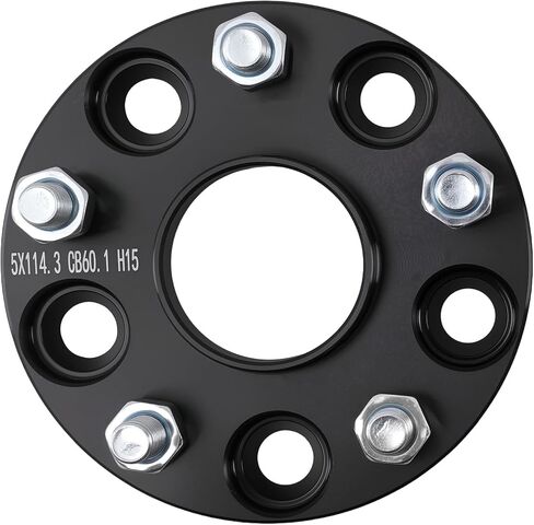 2x 15mm Hub Centric Spacers compatible for Lexus GS450h GS460 5x114.3 60.1mm M12x1.5 in Kuwait