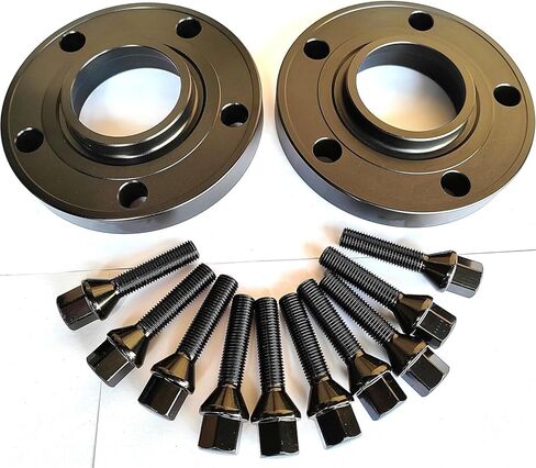 Car Accessorie 2pcs15mm 5x110 65.1marvel Wheel Spacers Compatible For Alfa Romeo |10pcs 14x1.5 Cone Type Bolts in Kuwait