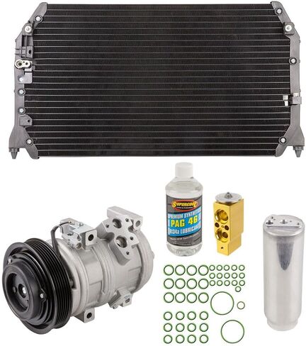 لكزس ES300 1999 2000 2001 مجموعة مكيف الهواء مع مكثف ومجفف ضاغط التيار المتردد - BuyAutoParts 60-89642CK جديد in Kuwait