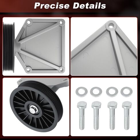 34237 A/C Compressor Bypass Pulley for Dodge Dakota 1996-2002 for Jeep Cherokee 1996-2000 for Jeep Wrangler 1997-1999 Air Conditioning Eliminator Pull in Kuwait