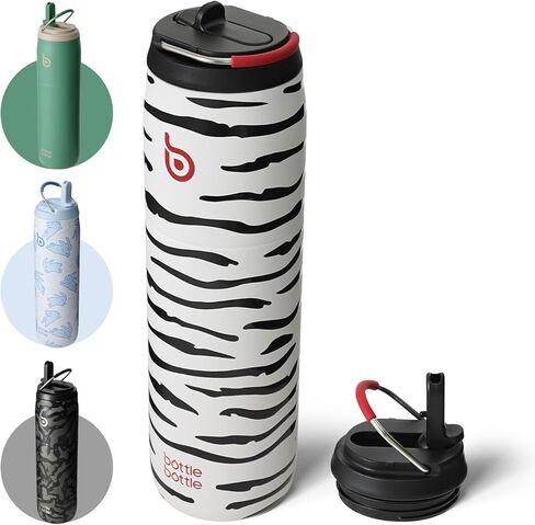 BOTTLE BOTTLE Stainless Steel Water Bottle with Straw and Lid 32oz Vacuum Insulated Water Bottle Stay Cold for 24 Hrs, Hot for 12 Hrs, Leak-Proof Wide Mouth Water Bottles for School,indigo blue in Kuwait