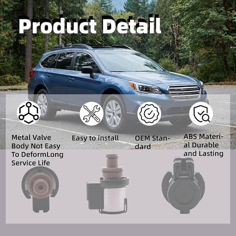 Torque Converter Lock-Up Solenoid 12.2-13.2Ω Fits for Subaru TR580 TR690 CVT Transmission Replace OE# 31706AA030, 31825AA050/051/052 Compatible with Forester, Outback, Legacy, Crosstrek in Kuwait