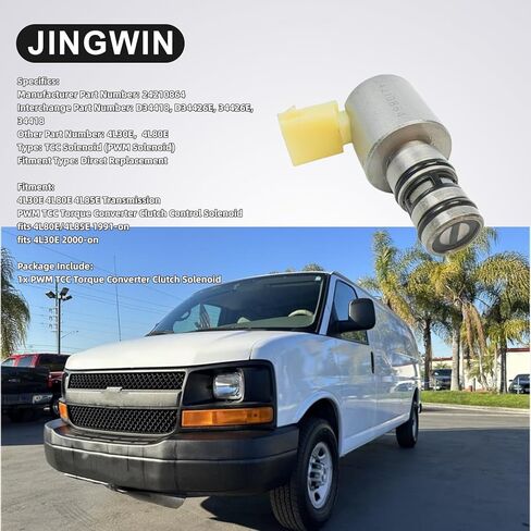 24210864 استبدال الملف اللولبي لمحول عزم الدوران PWM TCC لـ 4L80E 4L85E 1991-On، 4L30E 2000-On، يناسب مركبات Chevy Express 2500 3500، GMC & B M W in Kuwait