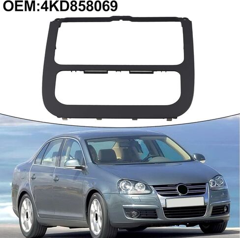 لوحة مفاتيح التحكم في تكييف الهواء 1KD858069، لجيتا للجولف 5 لـ MK5 لـ MK6 2005-2010 استبدال التحكم في المناخ، ABS أسود in Kuwait
