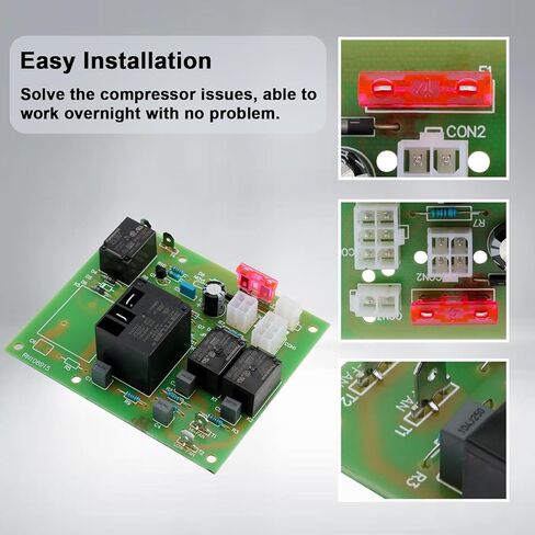 3106996022 Heat & Cool Analog Thermostat Control Circuit Relay Board, Compatible with Dometic RV Roof Air Conditioner 579 590 595 600 Series, Replaces# 3106996.022, 3311924 in Kuwait
