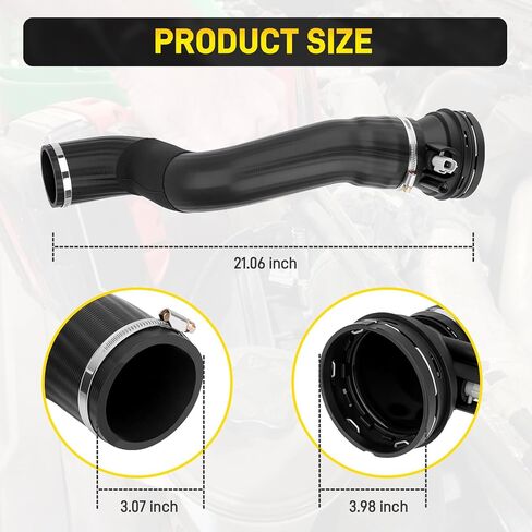 ترقية HC3Z-6F073-B توربو Intercooler Outlet Tube خرطوم عدة متوافقة مع Ford F-250 F-350 F-450 F-550 Super Duty 6.7L Powerstroke Diesel 2017-2019 استبدال أنبوب مخرج مبرد الهواء المسؤول in Kuwait