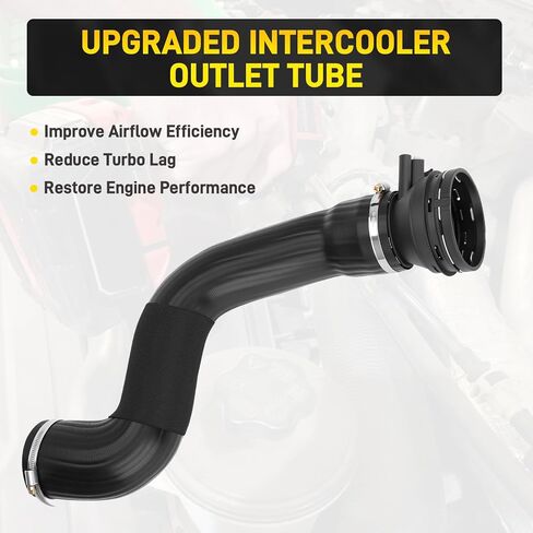 ترقية HC3Z-6F073-B توربو Intercooler Outlet Tube خرطوم عدة متوافقة مع Ford F-250 F-350 F-450 F-550 Super Duty 6.7L Powerstroke Diesel 2017-2019 استبدال أنبوب مخرج مبرد الهواء المسؤول in Kuwait