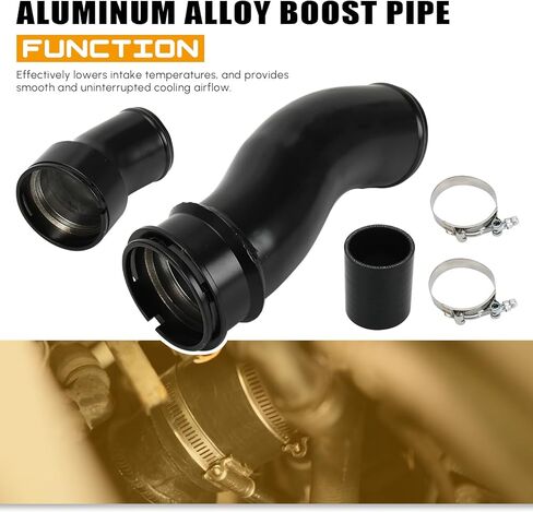 PTNHZ Charge Pipe & Boost Pipe Cooling Kit Compatible With BMW 535i 640i 740Li F10/F12/F13 N55 3.0L Engines 2011-2018 in Kuwait