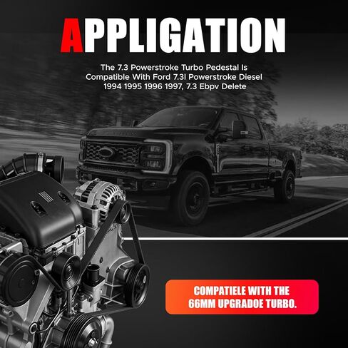استبدال قاعدة صمام توربو غير EBP ومبيت العادم السابق متوافق مع Ford 7.3 Powerstroke Diesel 1994 1995 1996 1997 TP-38 DP0177 in Kuwait