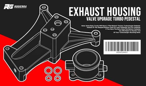 استبدال قاعدة صمام توربو غير EBP ومبيت العادم السابق متوافق مع Ford 7.3 Powerstroke Diesel 1994 1995 1996 1997 TP-38 DP0177 in Kuwait