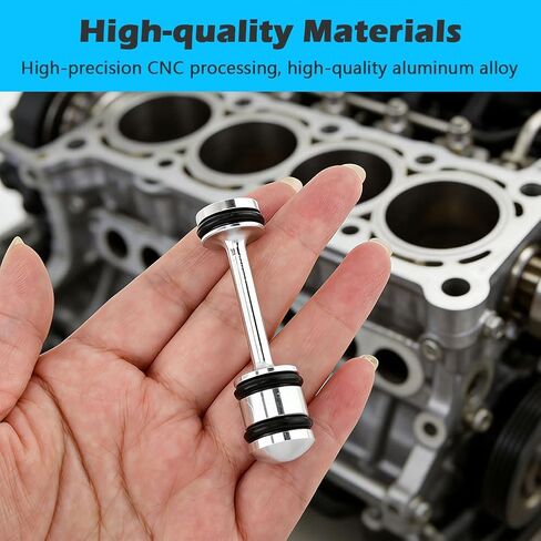 LS Billet Rear Galley Plug Barbell Oil Diverter for G M Gen III & IV LS1 LS3 LS2 LQ4 LQ9 LS6 L92 L33 L99 Oil Diverter Barbell سبائك الألومنيوم OilDiverter Barbells استبدال 12573460 in Kuwait