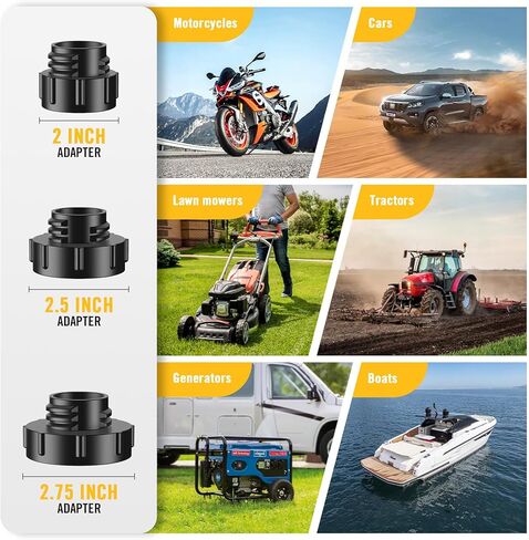 مضخة نقل الوقود المزدوجة الطاقة من ReliaRoads، مضخة وقود لاسلكية متوافقة مع بطاريات DEWalt 20V وMilwauke 18V، مضخة محمولة مطورة 3.2 GPM للديزل والماء والبنزين (البطارية غير متضمنة) in Kuwait