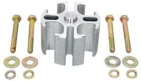 JEGS 51191 AMC/Ford/GM فاصل مروحة ألومنيوم 2 سميك 5/8 قطر الطيار درجة 8 Fa in Kuwait