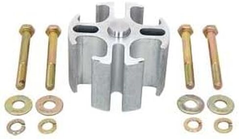 JEGS 51191 AMC/Ford/GM فاصل مروحة ألومنيوم 2 سميك 5/8 قطر الطيار درجة 8 Fa in Kuwait