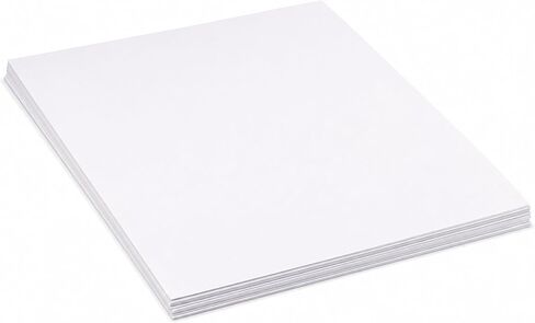 Flipside Products 22" x 28" Poster Paper, Bright White, Acid-Free, 50 Sheets – Heavyweight Large Format Paper for Signs, Crafts, School & Retail Displays in Kuwait