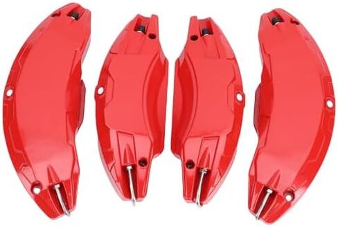 Brake Caliper Covers Replacement for Juniper 19 20in Wheels hub, Compatible with AWD Model, Crafted from Aluminum Alloy, Front and Rear Caliper Covers Set with Stickers (Red) in Saudi Arabia