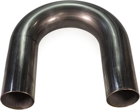 System1 Design Mandrel Bent 304 الفولاذ المقاوم للصدأ 180 درجة الأنابيب 3 "OD - 4.5" بيند نصف قطر أنابيب العادم، 16 مقياس - نظام عادم أمريكي الصنع in Kuwait