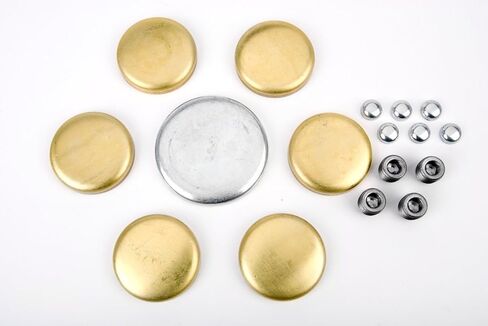 JEGS 58007 Brass Freeze Plug Kit 1961-1976 Ford FE 352-428 in Kuwait