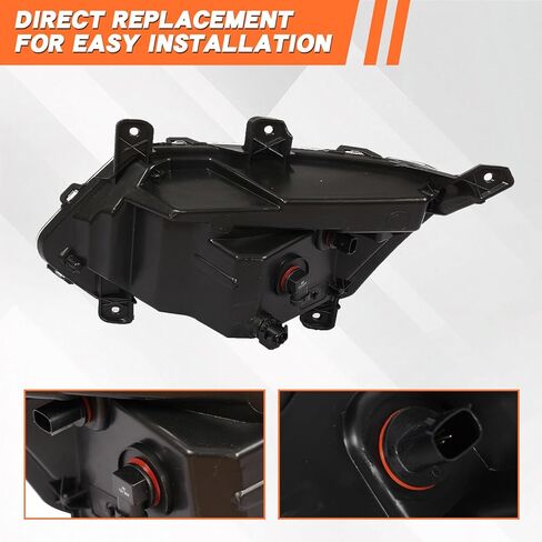 JX RACING · الأداء · الملحقات المتوافقة مع مصباح الضباب DRL للمصد الأمامي لسيارة Chevy Equinox Premier LTZ لعام 2016 2017 (يمين) in Saudi Arabia