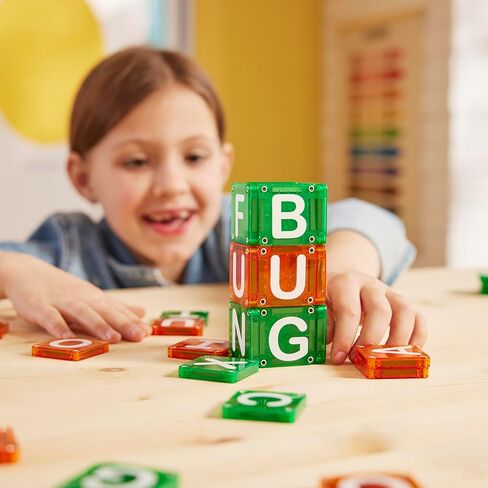MAGNA-TILES microMAGS مجموعة بناء مغناطيسية مكونة من 56 قطعة، العلامة التجارية الأصلية للبناء المغناطيسي in Kuwait