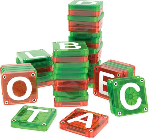 MAGNA-TILES microMAGS مجموعة بناء مغناطيسية مكونة من 56 قطعة، العلامة التجارية الأصلية للبناء المغناطيسي in Kuwait
