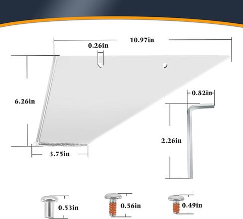 27151 Skeg Guard Protector Kit Stainless Steel Compatible with Yamaha 150 175 200 300 350 HP 2 & 4 Stroke Motor Replace 1902 with Drain Hole in Kuwait