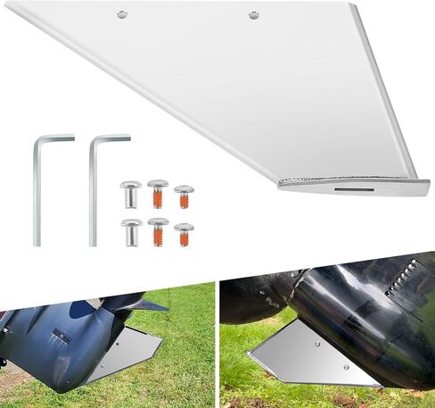 27151 Skeg Guard Protector Kit Stainless Steel Compatible with Yamaha 150 175 200 300 350 HP 2 & 4 Stroke Motor Replace 1902 with Drain Hole in Kuwait