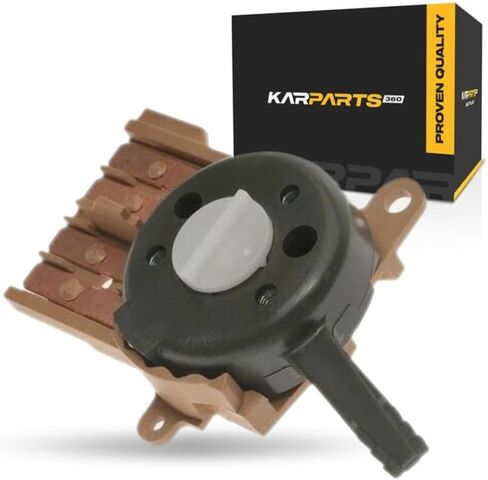 KarParts360 For Chevy S10 1990 1991 1992 1993 A/C and Heater Blower Motor Switch | Metal | Black, Brown | Plastic Housing | Blade Terminal | Bolt On Attachment Method | Male Connector | For 16032480 in Kuwait