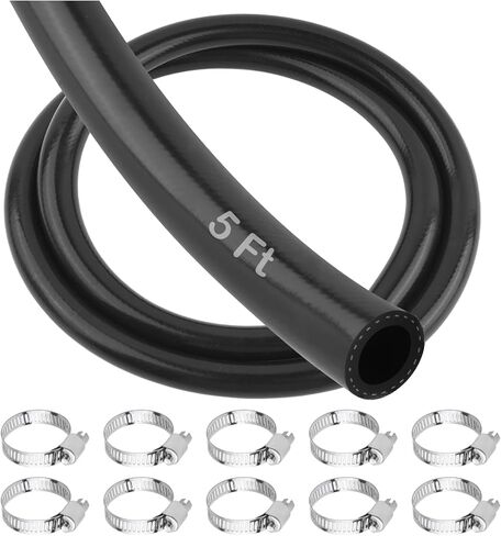 5FT ID 5/8" Heater Hose,Silicone Heater Core Hoses Kit with Clamp for Transporting Water/Air,High Flex Coolant Hoses Car Accessories for Engine Cooling & Heating System in Kuwait