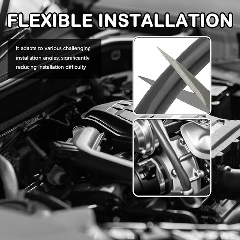 5FT ID 5/8" Heater Hose,Silicone Heater Core Hoses Kit with Clamp for Transporting Water/Air,High Flex Coolant Hoses Car Accessories for Engine Cooling & Heating System in Kuwait