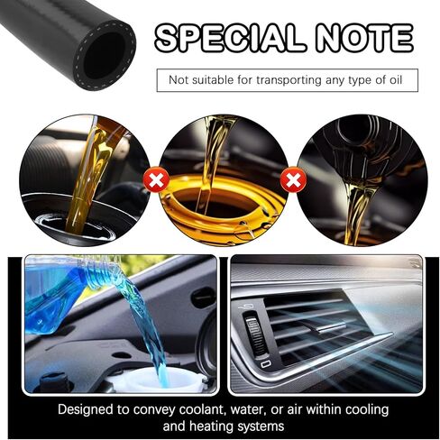 5FT ID 5/8" Heater Hose,Silicone Heater Core Hoses Kit with Clamp for Transporting Water/Air,High Flex Coolant Hoses Car Accessories for Engine Cooling & Heating System in Kuwait