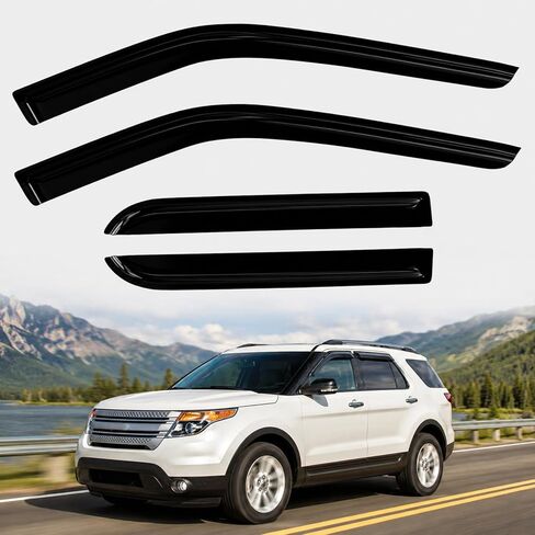 واقيات النوافذ واقيات المطر لسيارة Ford Explorer 2011-2019 2012 2013 2014 2015 2016 2017 2018 in Saudi Arabia