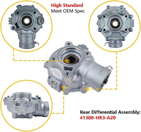 Rear Differential Assembly Rear End Gear Differential | Fit for Honda Rancher 420 TRX420 Foreman 500 TRX500 2014-2016 | OE 41300-HR3-A20 Rear End Diff Assy in Kuwait