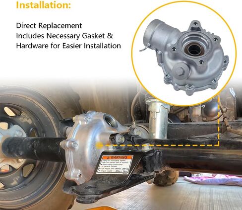 Rear Differential Assembly Rear End Gear Differential | Fit for Honda Rancher 420 TRX420 Foreman 500 TRX500 2014-2016 | OE 41300-HR3-A20 Rear End Diff Assy in Kuwait