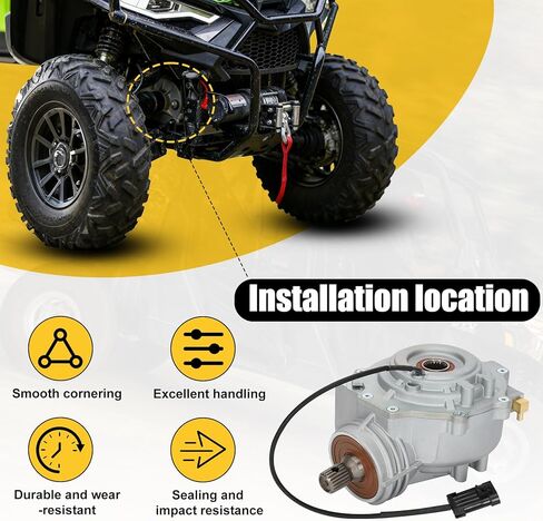 1337046 الترس التفاضلي الأمامي متوافق مع Polaris Ranger/RZR/ACE 500/570 / 800/900 / 1000 2011-2023 1333750 1333104 1334309 in Kuwait