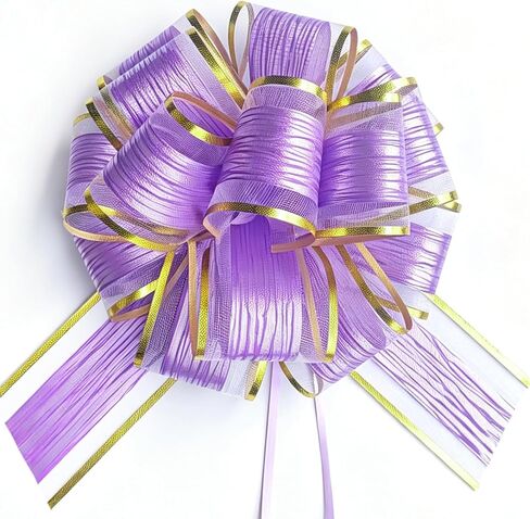6 PCS Large Pull Bows, Gift Wrapping Bows, Gift Wrapping Ribbon Pull Bows Gift Bows for Wedding, Birthday, Christmas, Valentine's Day, Gift Baskets, Party, Presents Decor, Holiday Decor (Blue) in Kuwait