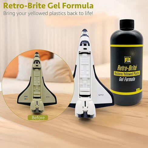 تركيبة جل Retro-Brite (Sole Brite): يعيد البلاستيك الأصفر (16 أونصة) in Kuwait