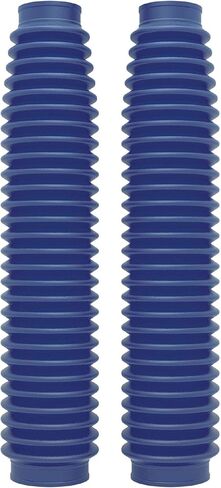 Polisport Universal Fork Boots Enduro، طول 430 مم × 41 مم علوي × 58 مم سفلي، مادة متينة تشبه المطاط، زوج للموتوكروس والدراجات النارية على الطرق الوعرة، أزرق in Kuwait