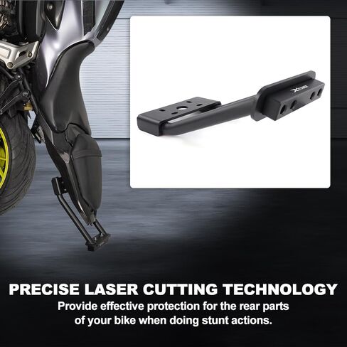 Xitomer Stunt Bar متوافق مع Yamaha MT-07 2014-2024 FZ-07 كشط بار الرف الخلفي أجزاء حيلة بهلوانية بالدراجة الشارع التقزم 12:00 لملحقات MT-07 in Kuwait